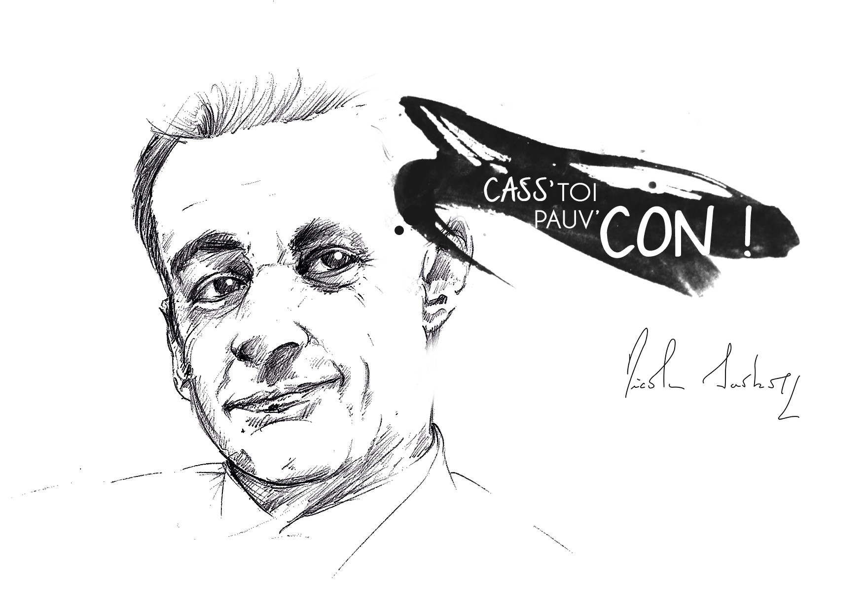 Sarkozy postcard front