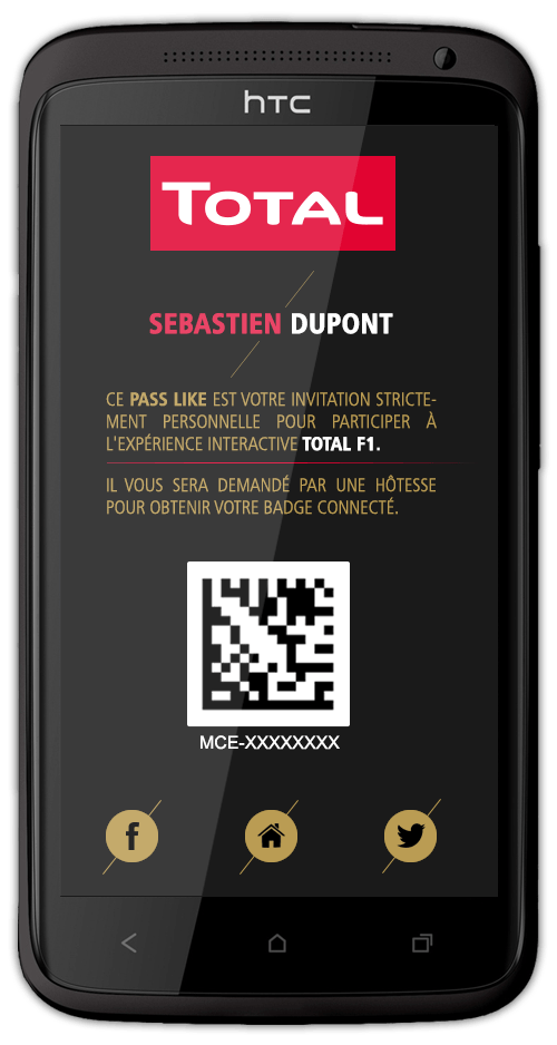 TotalF1 event passlike