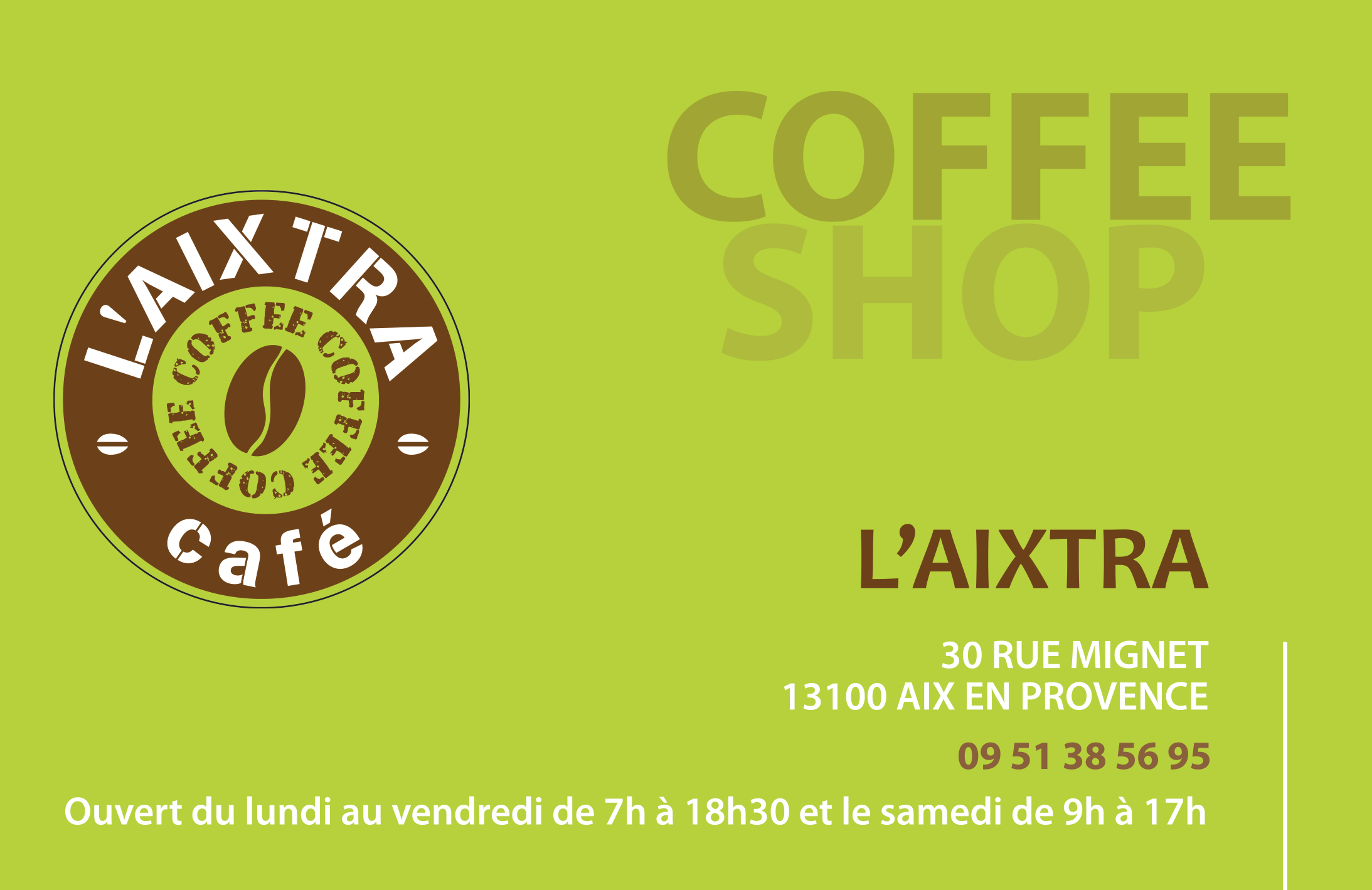 Aixtra business card front