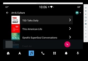 Radioline AAE wip screenshot from Google emulator