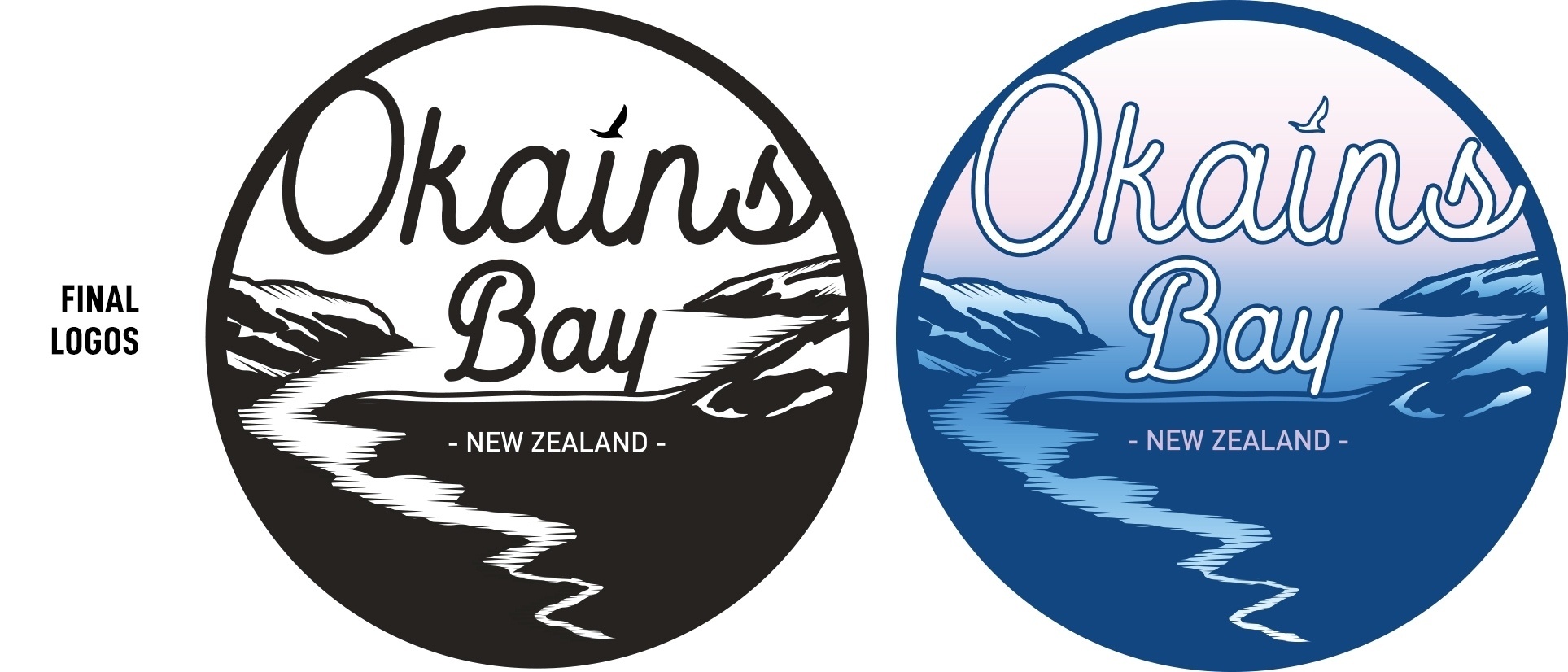 Okains bay final logos